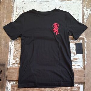 Nike Jordan Black Tshirt - size L boys NEW